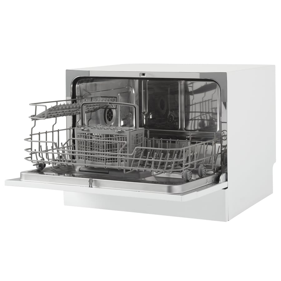 Danby 22 Inch Wide 6 Place Setting Energy Star Countertop Full Console Dishwasher with LED Display