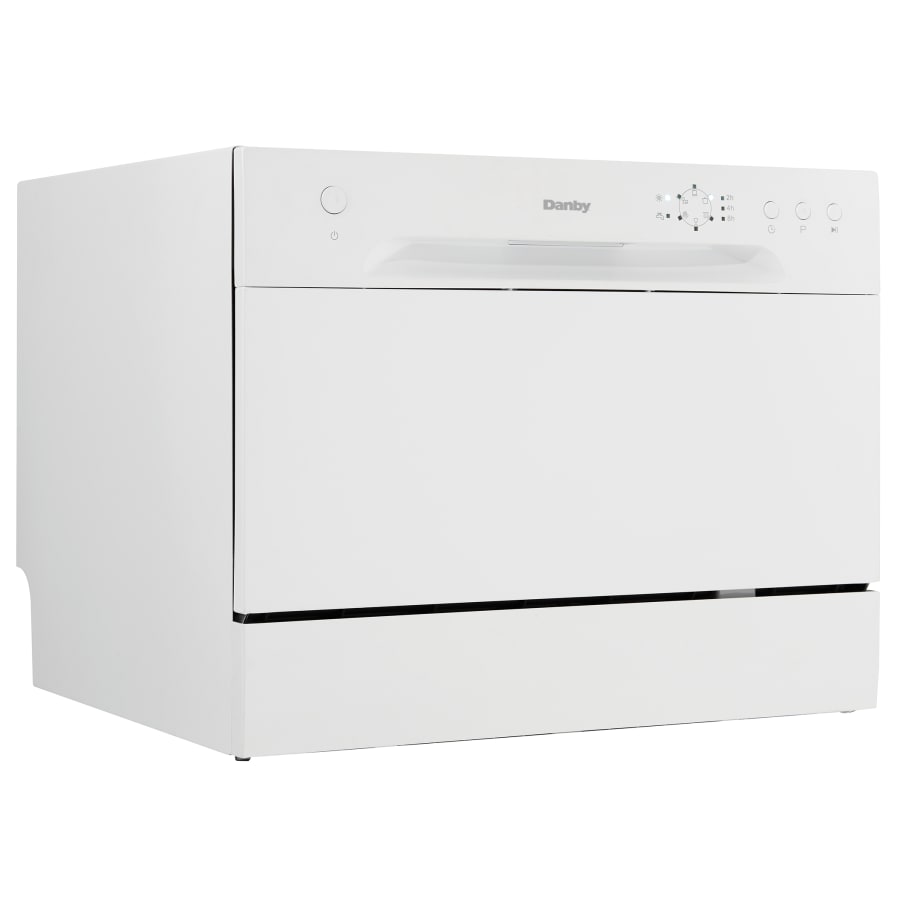 Danby 22 Inch Wide 6 Place Setting Energy Star Countertop Full Console Dishwasher with LED Display