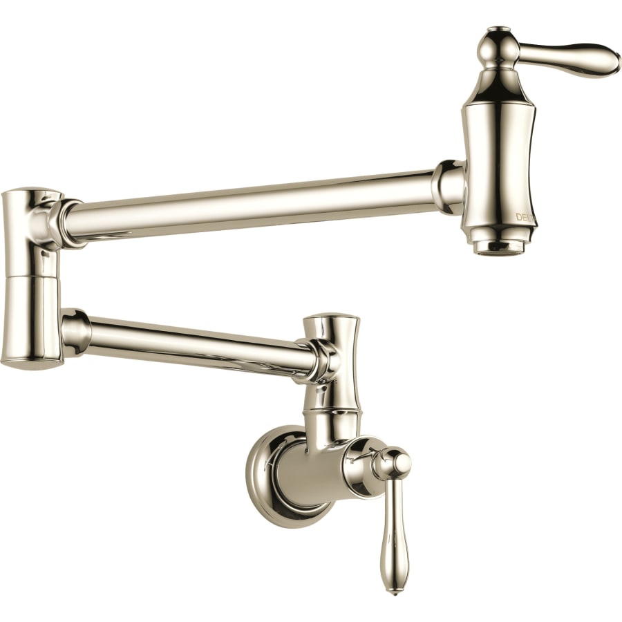 Delta Traditional Wall Mounted Pot Filler with Dual Swing Joints and 24