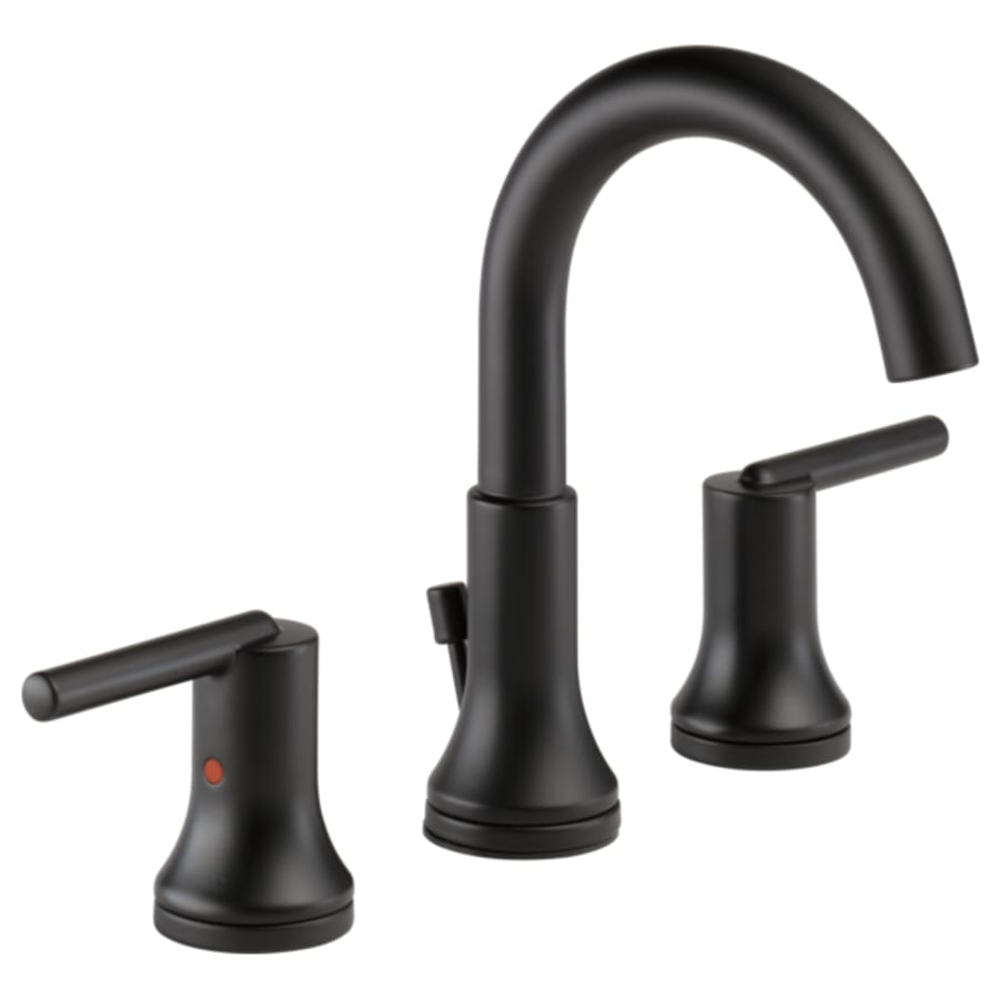 Delta Trinsic Widespread Bathroom Faucet with Metal Drain Assembly - Includes Lifetime Warranty