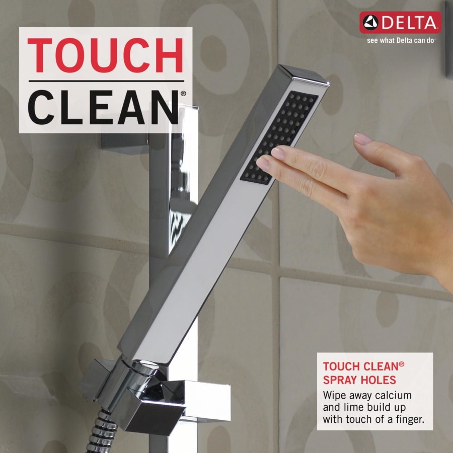 Delta 1.75 GPM Vero Hand Shower Package - Includes Hand Shower, Slide Bar, Hose, and Limited Lifetime Warranty