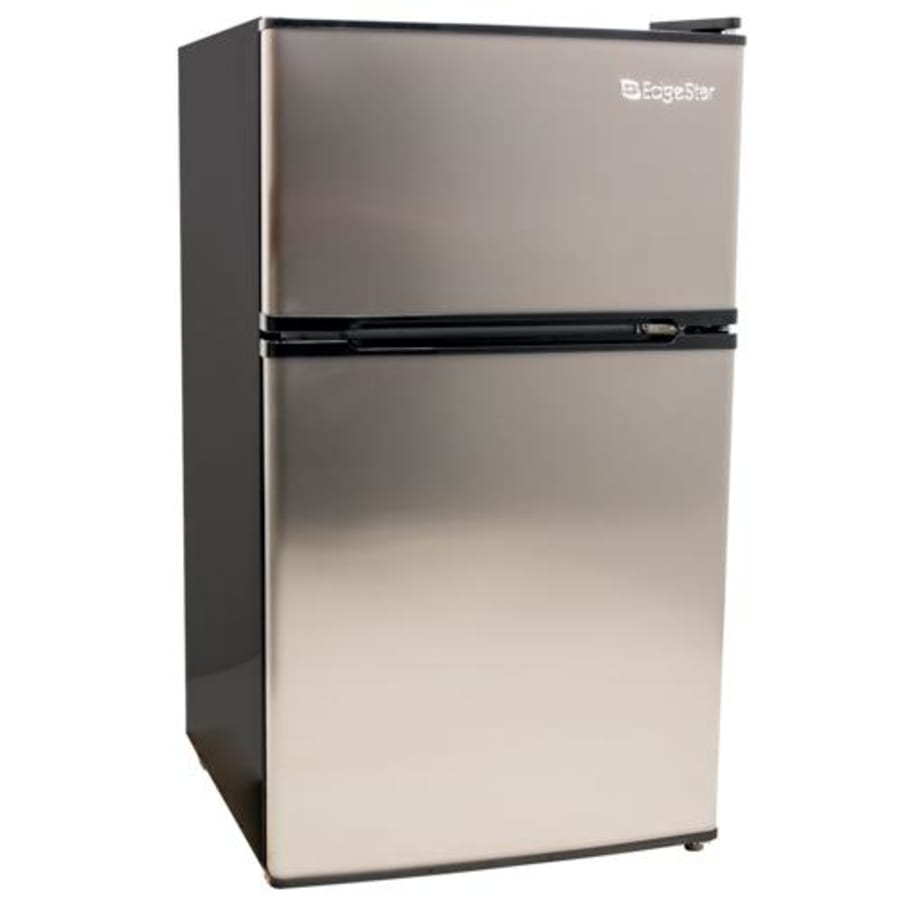 EdgeStar 19 Inch Wide 3.1 Cu. Ft. Energy Star Rated Fridge/Freezer with Interior Lighting