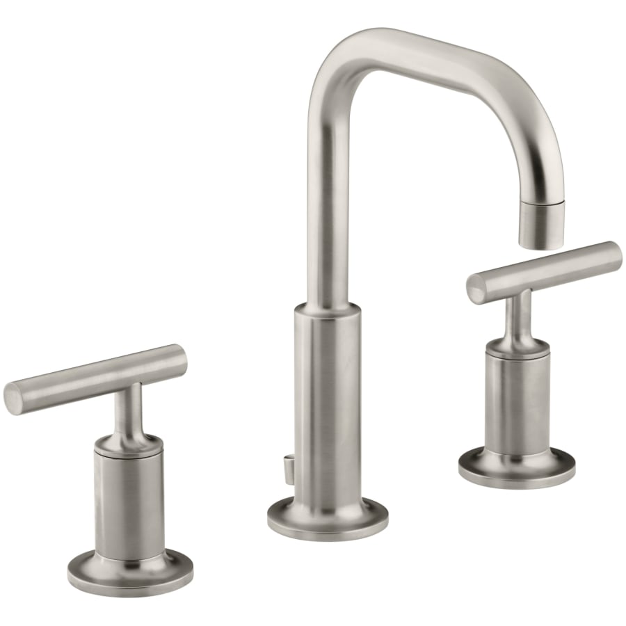 Kohler Purist 1.2 GPM Widespread Bathroom Faucet with Pop-Up Drain Assembly