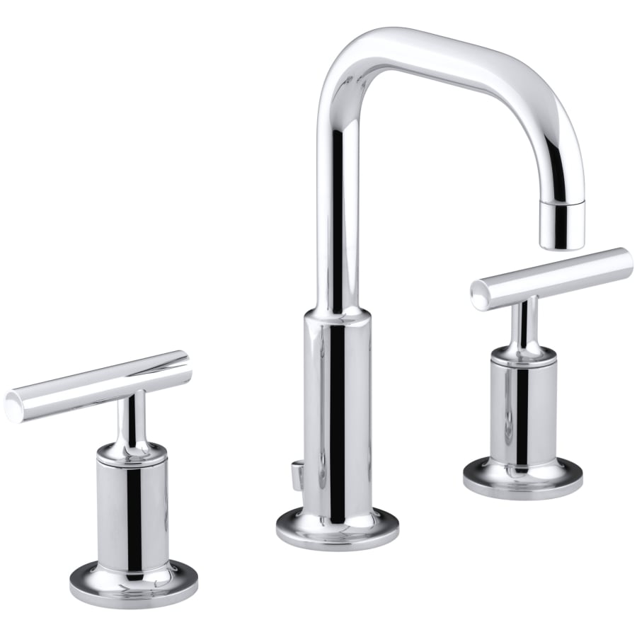 Kohler Purist 1.2 GPM Widespread Bathroom Faucet with Pop-Up Drain Assembly