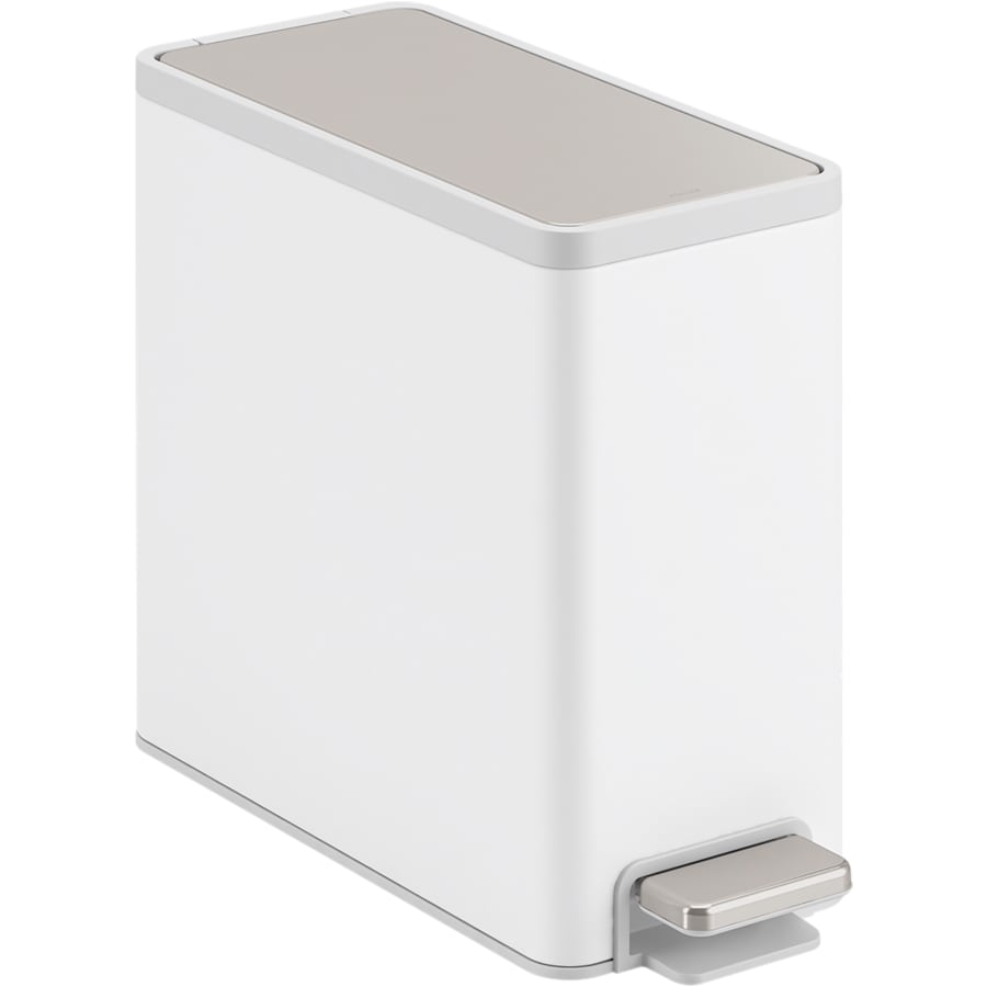 Kohler 9.5 Liter Rectangular Step Trash Can with Liner