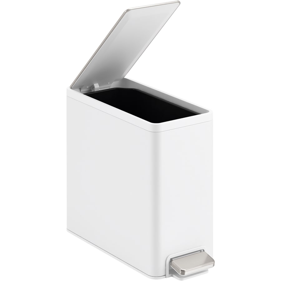 Kohler 9.5 Liter Rectangular Step Trash Can with Liner