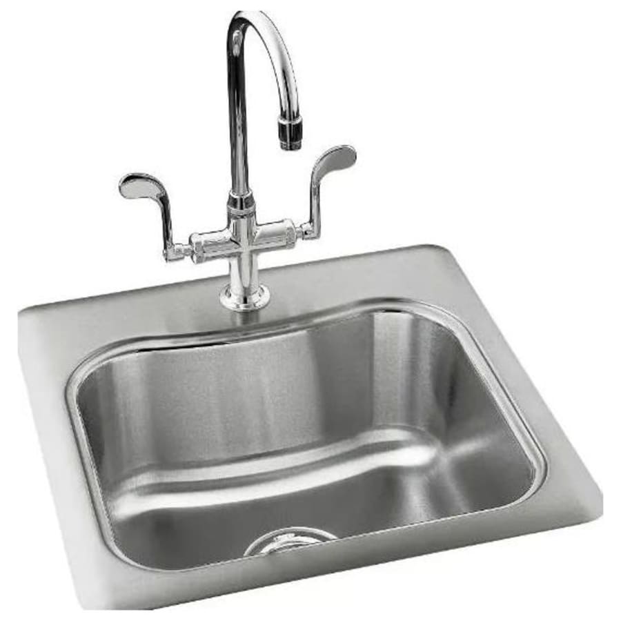 Kohler Single Basin Stainless Steel Bar Sink from the Staccato Series