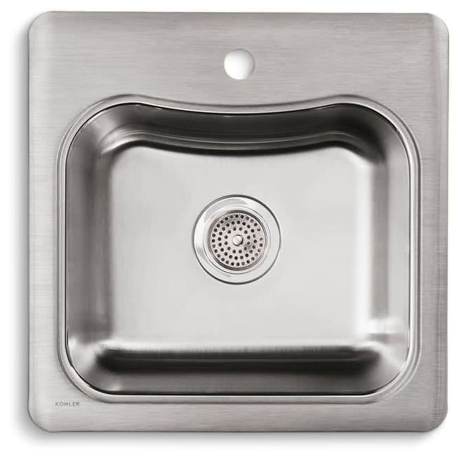 Kohler Single Basin Stainless Steel Bar Sink from the Staccato Series