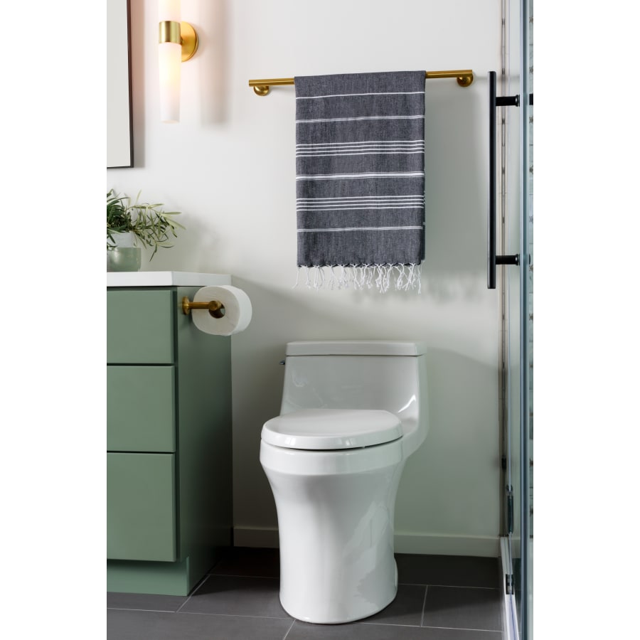 Kohler San Souci 1.28 GPF Elongated One-Piece Comfort Height Toilet with AquaPiston Technology - Seat Included