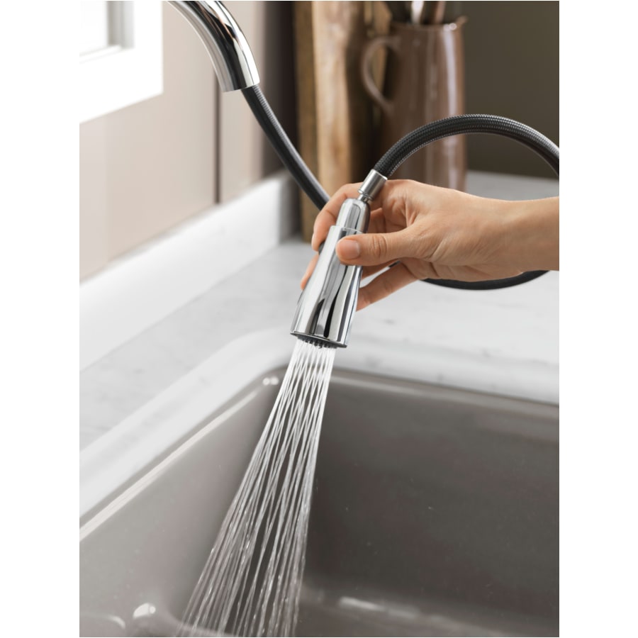 Kohler Simplice 1.5 GPM Single Hole Pull Down Kitchen Faucet - Includes Escutcheon