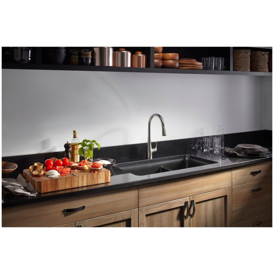 Kohler Simplice 1.5 GPM Single Hole Pull Down Kitchen Faucet - Includes Escutcheon