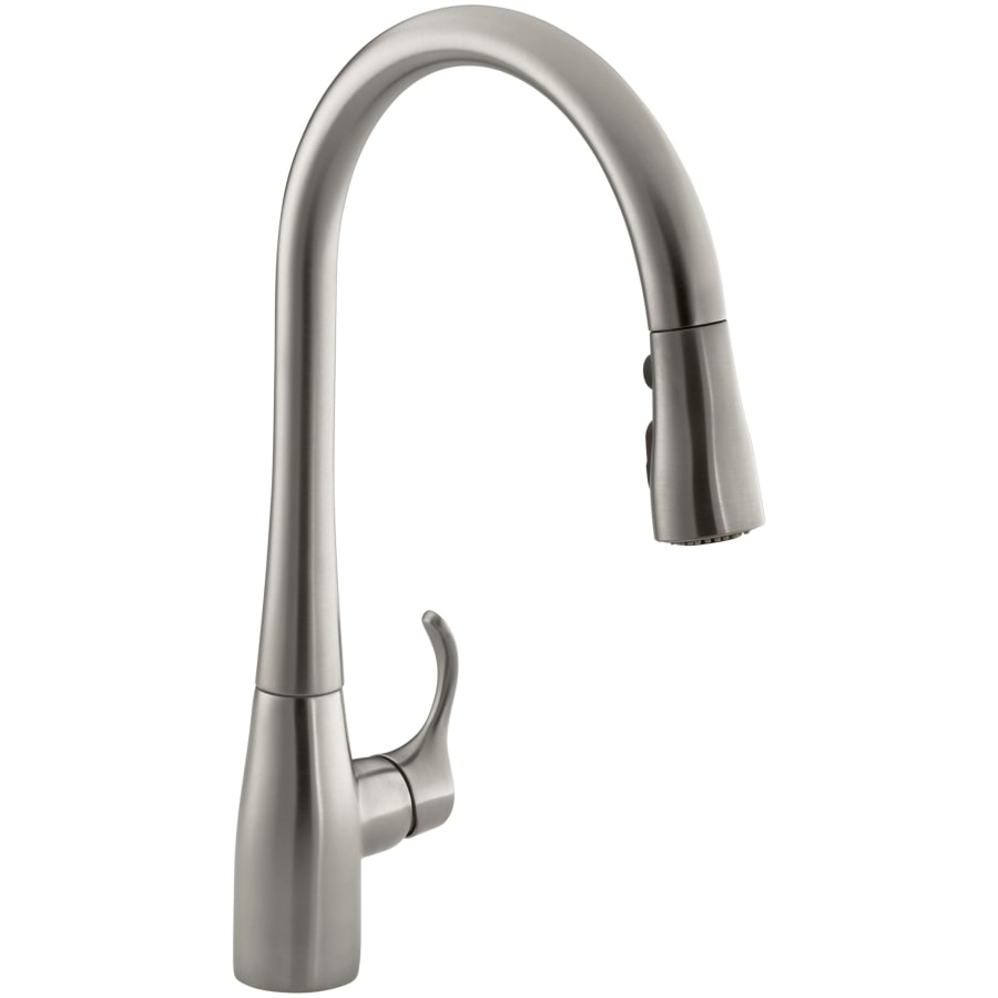 Kohler Simplice 1.5 GPM Single Hole Pull Down Kitchen Faucet - Includes Escutcheon